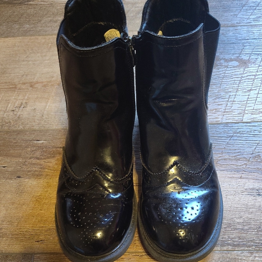 Dream Pairs Girl's Black Ankle Boots Size 6